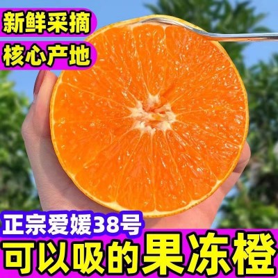 四川爱媛果粒橙正宗新鲜水果柑橘桔手剥橙子薄皮无籽果园直发整箱图2