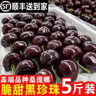 顺丰智利车厘子新鲜水果大樱桃孕妇3j桑提娜4黑珍珠应季水果批發图3
