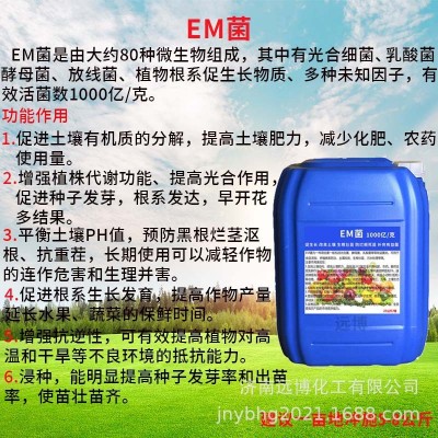 EM菌 农业用改良土壤促生长保花保果提高产量液体复合有益菌 em菌图4