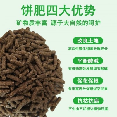豆饼有机肥营养土花肥料家用花卉盆栽通用家庭阳台园艺农家肥图2