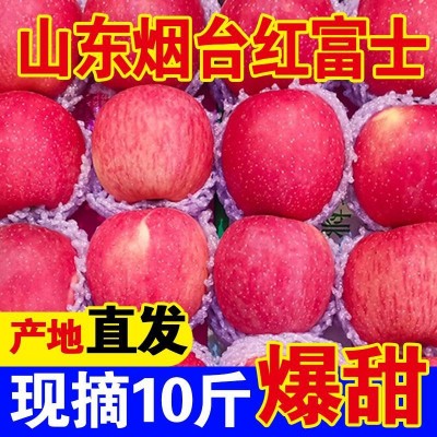 红富士山东烟台栖霞脆甜整箱新鲜当季水果平果批发包邮厂家批发图3