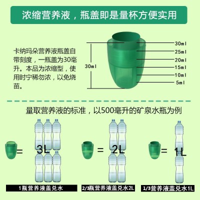 营养液花卉叶面肥绿植肥叶面肥浓缩型营养液 水培植物通用图3