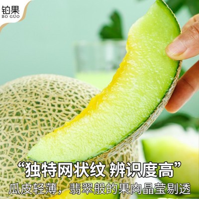 顺丰礼盒海南哈密瓜正宗玫大珑网纹瓜新鲜水果蜜瓜冰淇淋当季一箱图4