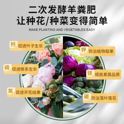 有机羊粪发酵肥料粪肥家庭花肥家用种菜养花通用果树农家农用羊粪图2