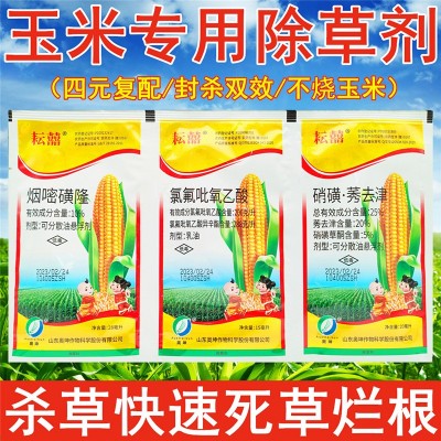 玉米田苗后专用除草剂包谷地杂草烂根农药烟嘧磺隆莠去津硝磺草酮图3