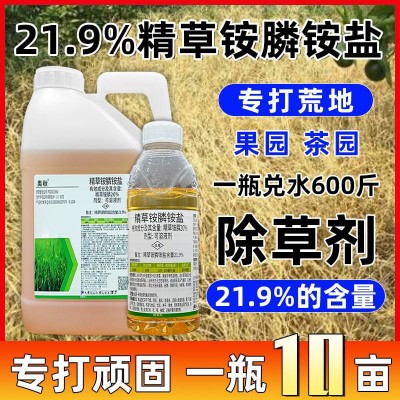奥秋20%精草铵膦铵盐果园葡萄非耕地杂草烂根一扫光除草剂农药图5